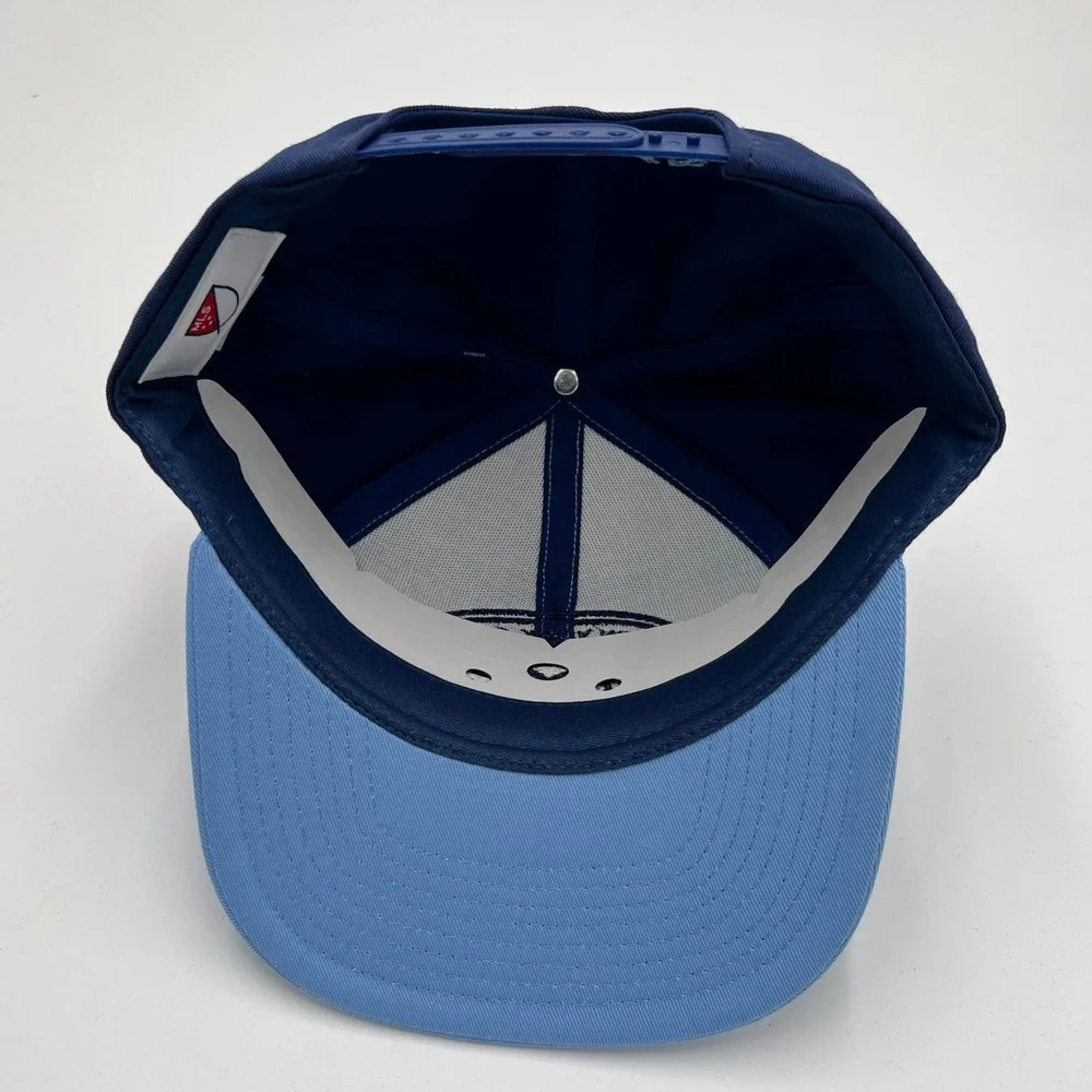 MLS New York City FC NYCFC Snapback Hat Navy Light Blue Flat Bill‎ OSFA NWT